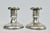 1950s Vintage Victorian Era Heritage Sterling Co. Silver Plate Greek Key Repousse' Candle Holders -Pair For Sale - Image 5 of 12
