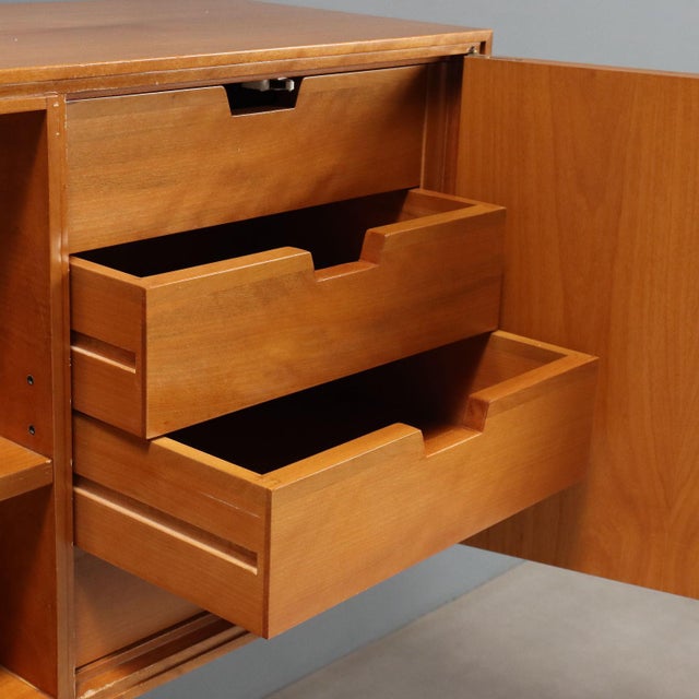 Wood Vintage Wall Cabinet, 1960s For Sale - Image 7 of 11