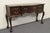 VINTAGE ANTIQUE Solid Mahogany Traditional Chippendale Style Ball & Claw 67" Sideboard Buffet 37.75" High 67.5" Wide...