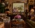 Beautiful 1970s vintage figurative still life oil painting on board, signed Shallow in the lower right. The composition...