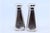 Salt and Pepper Shakers in Silver, Set of 2 For Sale - Image 10 of 11