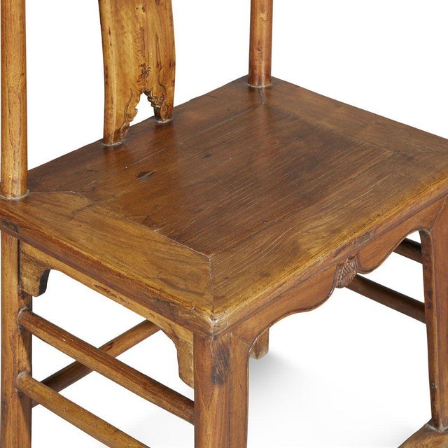 Set of Antique Yoke-Back Side Chairs For Sale - Image 3 of 6