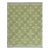 Rug & Kilim’s Scandinavian Style Custom Kilim in Green and Gray Lattice Pattern - 3x12 For Sale