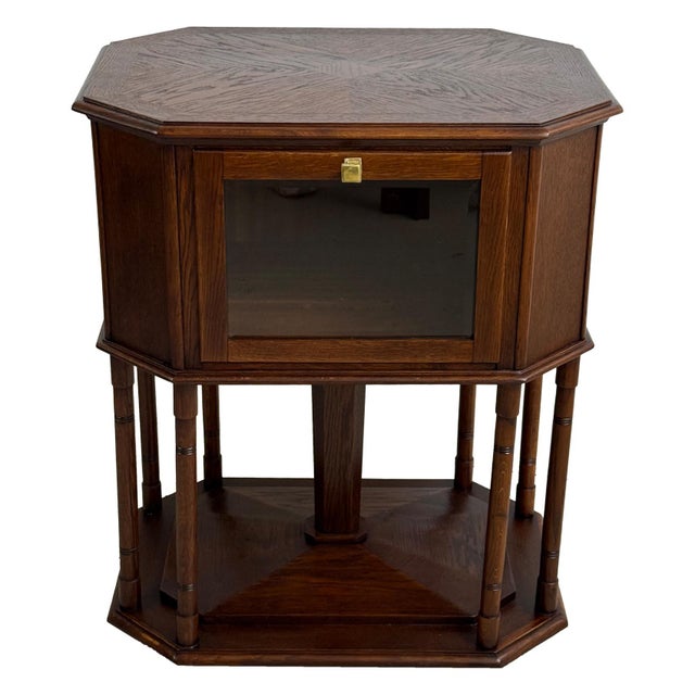 A bar cabinet from the late Vienna Secession period, dating to the early 20th century. The piece reflects the transition...