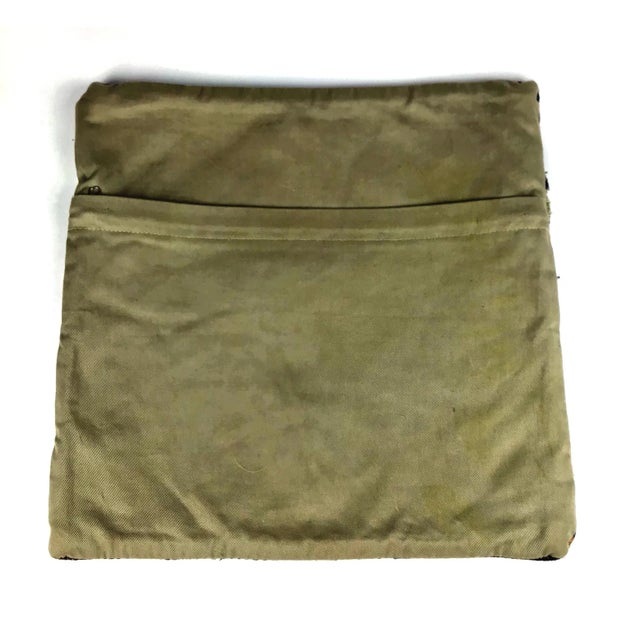 Textile Kilim Rug Pillow Cover For Sale - Image 7 of 9