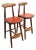 Vilhelm Wohlert for Stolefabriken Odense, Wood Bar Stools For Sale