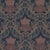 Traditional Sample - Schumacher Rowallan Trellis Fabric In Midnight For Sale - Image 3 of 5