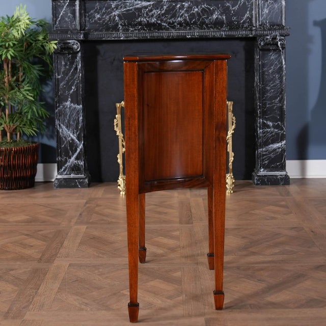 Niagara Furniture Mahogany Hepplewhite Commode For Sale - Image 11 of 13