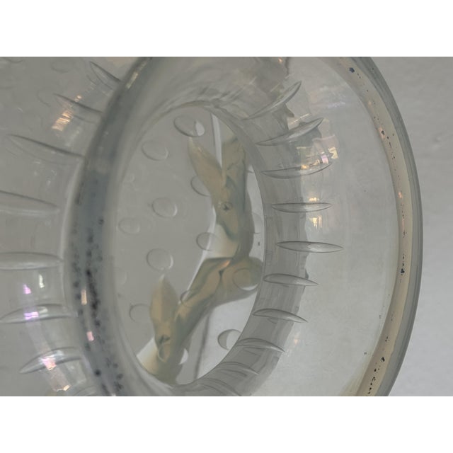 Italian Murano Glass Vase with Air Bubbles and Glass Garland, 1990s For Sale - Image 18 of 18