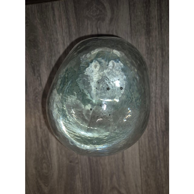 Mid-Century Vintage Green-Tinted Molded Glass Mannequin Head Display ...