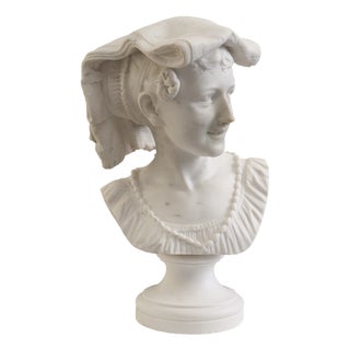 Jean-Baptiste Carpeaux, Le Rieuse Napolitain, Late 19th Century, Marble For Sale