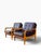 Mid-Century Modern Pair of Danish Modern Leather Lounge Chairs | Sculpted Maple Frames | Brown Leather With Tufted Backs | C. 1960s For Sale - Image 3 of 18