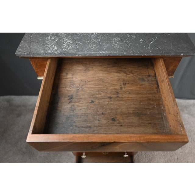 Late 19th Century Empire Walnut Living Room Cabinet For Sale - Image 13 of 18
