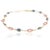 Metal 4.25 Carats Uncut Multi Sapphire Rainbow Bracelet in 18k Gold For Sale - Image 7 of 13