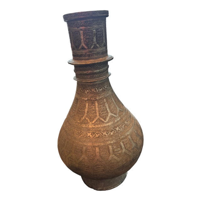 Mid 19th Century Indo-Persian Style Vase For Sale