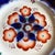Antique Gaudy Welsh Crescent Pinwheel Flow Blue Plates, a Pair, Circa 1840s For Sale - Image 11 of 12