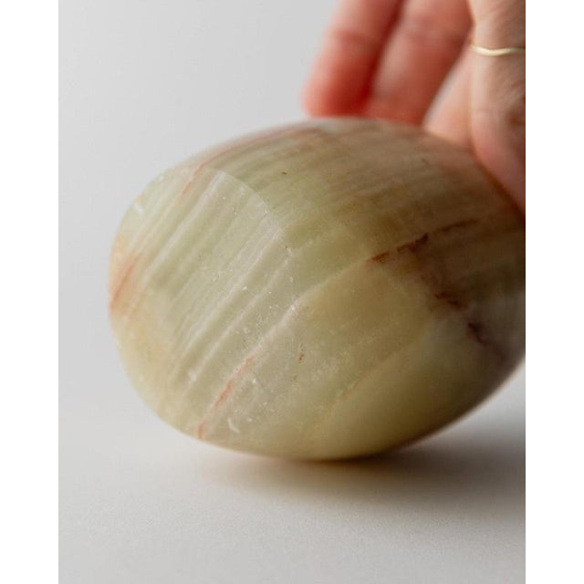 Beige Vintage Alabaster Table Lighter from by Piezo, Italy, 1960s For Sale - Image 8 of 11
