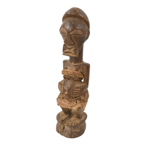 Early 20th Century Songye Miniature Nkishi Power Fetish Figure