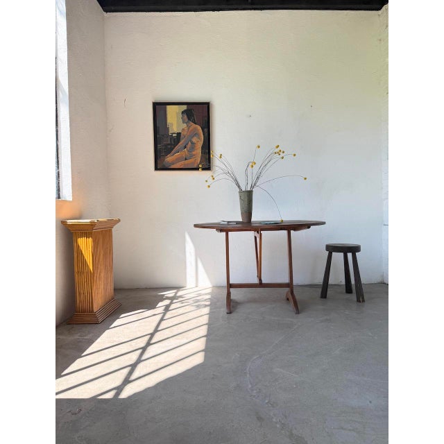 Oak Winegrowers Table, 1950s For Sale - Image 4 of 18