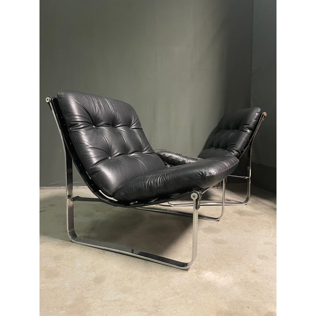 Vintage Lounge Chairs by Ingmar Relling for Westnofa, 1970s, Set of 2 For Sale - Image 10 of 13