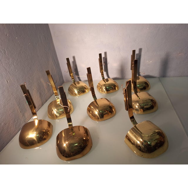 Large Wall Light in Brass and Bronze from Lumi Milan, 1960s For Sale - Image 13 of 13