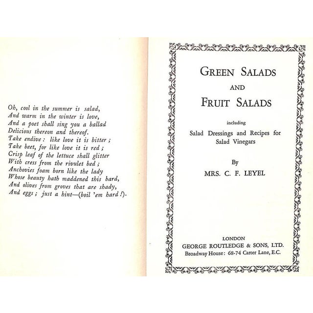 LEYEL, Mrs. C.F. [88] pp. George Routledge & Sons, Ltd. First Printing 7 1/2" x 5" Scarce in the dust wrapper Leyel is...