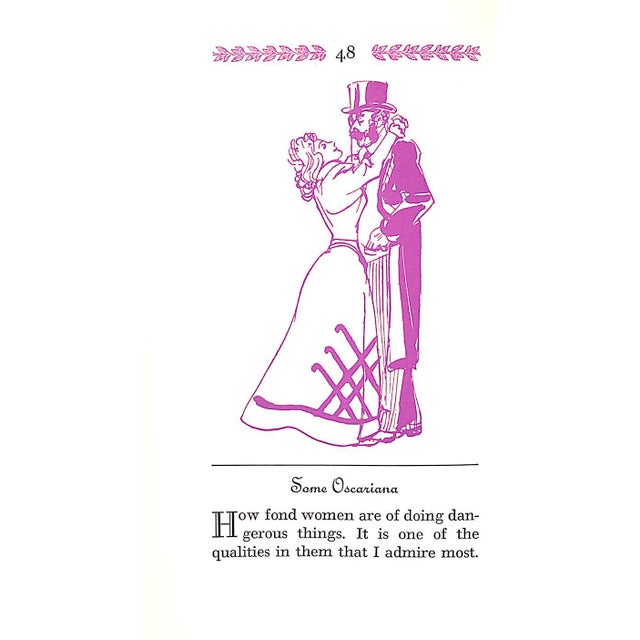 "Oscar Wilde Epigrams" 1960 For Sale In New York - Image 6 of 9