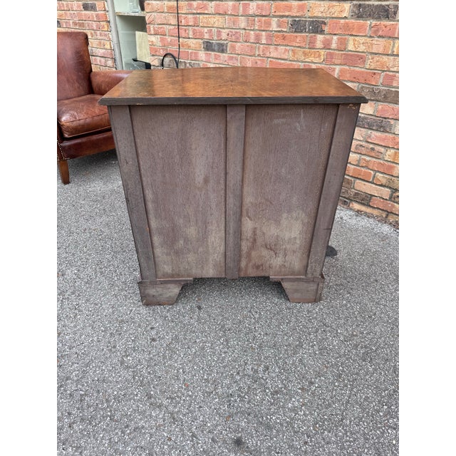 English English Bow Front Chest of Drawers For Sale - Image 3 of 12