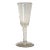 Early Double-Series Opaque Cotton Twist Stem Ale Glass For Sale
