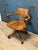 Wood Antique Swivel Desk Chair For Sale - Image 7 of 7