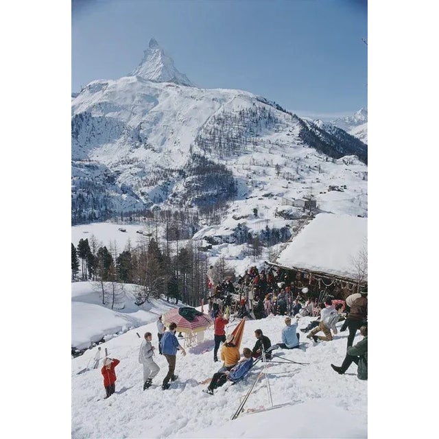 Zermatt Skiing 1968 The apres-ski in Zermatt, Switzerland, March 1968. Slim Aarons Slim Aarons was one of the twentieth...