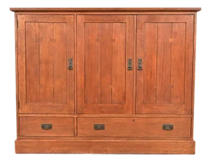 Stickley Mission Oak Arts & Crafts Media Cabinet