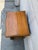 Gold Vintage French Provincial Revival Parquetry Bedside Cabinet Nightstand Chest With Carved Details For Sale - Image 8 of 12