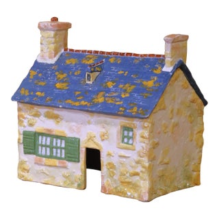 Early 20th Century French Sevellec Henriot Quimper Faience House For Sale