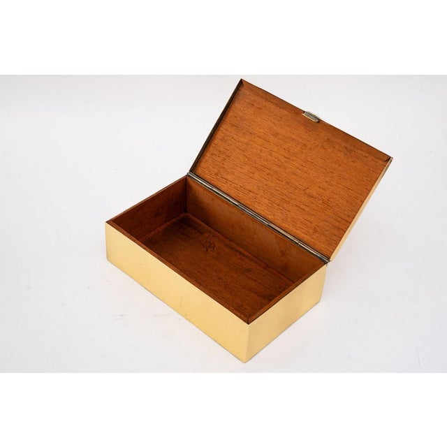 Jugendstil Brass Jewelry Box, Vienna, 1908 For Sale - Image 9 of 12