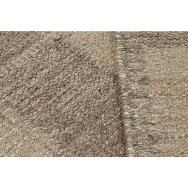 Textile Geometric Modern Oversized Scallop Beige Rug "Scallure" by Doris Leslie Blau For Sale - Image 7 of 7