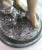 Emile Bruchon Spelter "L'Orage" Sculpture on Marble Base - Signed - For Sale - Image 11 of 12