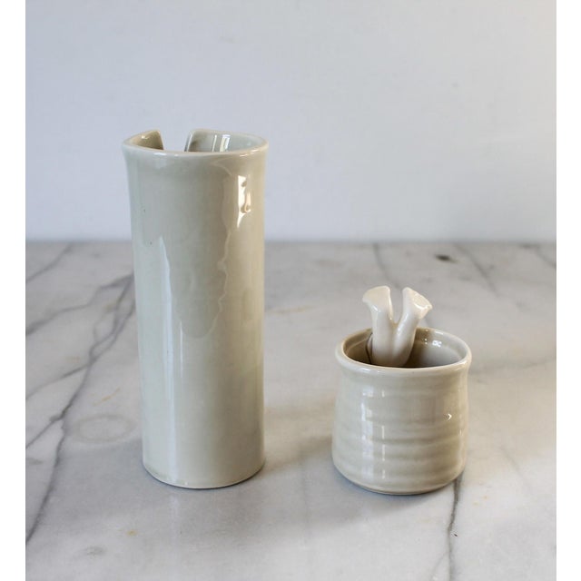 Late 20th Century Vintage Fitz & Floyd Zipper Man Vessels For Sale - Image 5 of 8