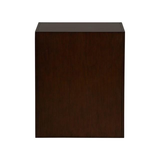 Contemporary Baldwin End Table - Mahogany For Sale - Image 3 of 5