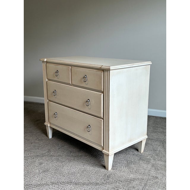 Ethan Allen Late 20th Century Ethan Allen Swedish Neoclassical Style Painted Chest For Sale - Image 4 of 7