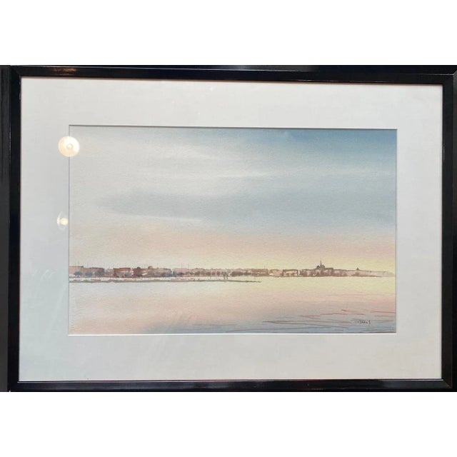 Watercolor on paper sold with frame Total size with frame 56x76 cm Jacques Tornare is a contemporary artist born in...