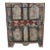 1990s Prized Rare Richard Warholic Painted Cabinet Art Piece Florida Artist For Sale
