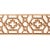 Schumacher Schumacher Zanzibar Trellis Tape in Camel For Sale - Image 4 of 4