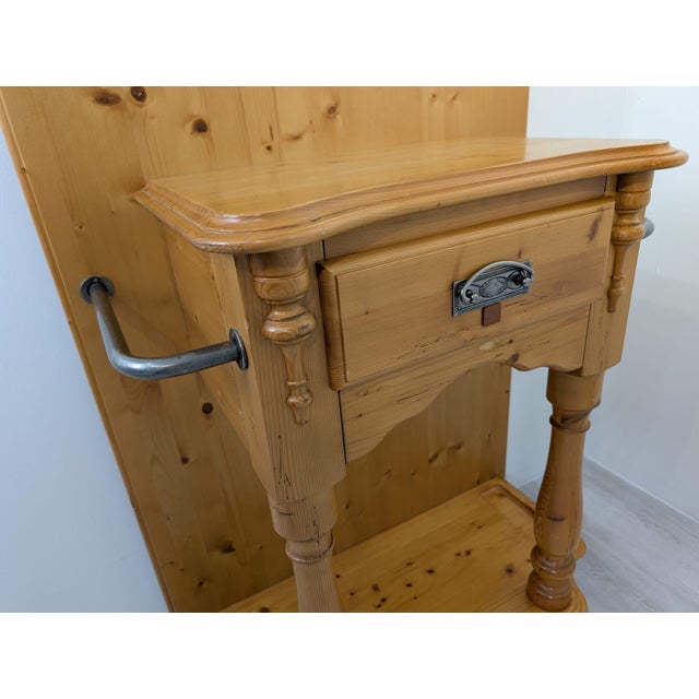 Art Nouveau Pine Dressing Table with Mirror For Sale - Image 6 of 18