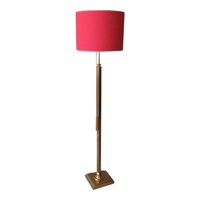 Hollywood Regency Style Floor Lamp, 1970s For Sale