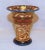 Antique copper lustre vase with absolutely gorgeous floral line work decoration. One of the most detailed patterns I've...