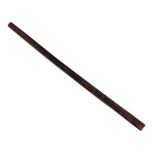 Late Qing Chinese Feng Shui “Luban” Measuring Stick With Metal Inlay Characters