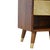 Wood Mango Wood Nightstand With Brass Drawer Front For Sale - Image 7 of 8