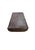 Wood Sculptural Solid Suar Wood Coffee Table With Espresso Burnt Finish For Sale - Image 7 of 9