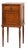 Art Deco Nightstand in Oak with Turned Legs, France, 1920 For Sale